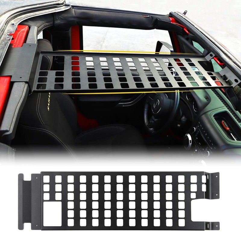 JeCar Roof Rack Hard Top Molle Panel Exterior Accessories for 20072018 Jeep Wrangler JK 4 Door
